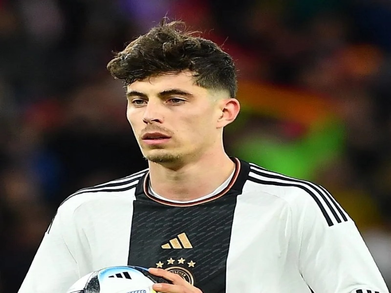 Kiểu tóc Kai Havertz chơi tại đội tuyển Đức