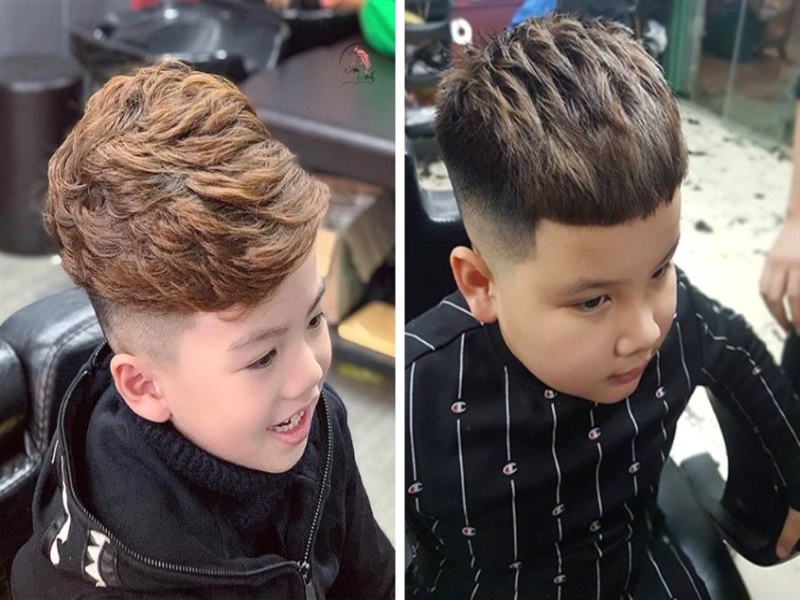 Kiểu tóc mohican cho bé trai