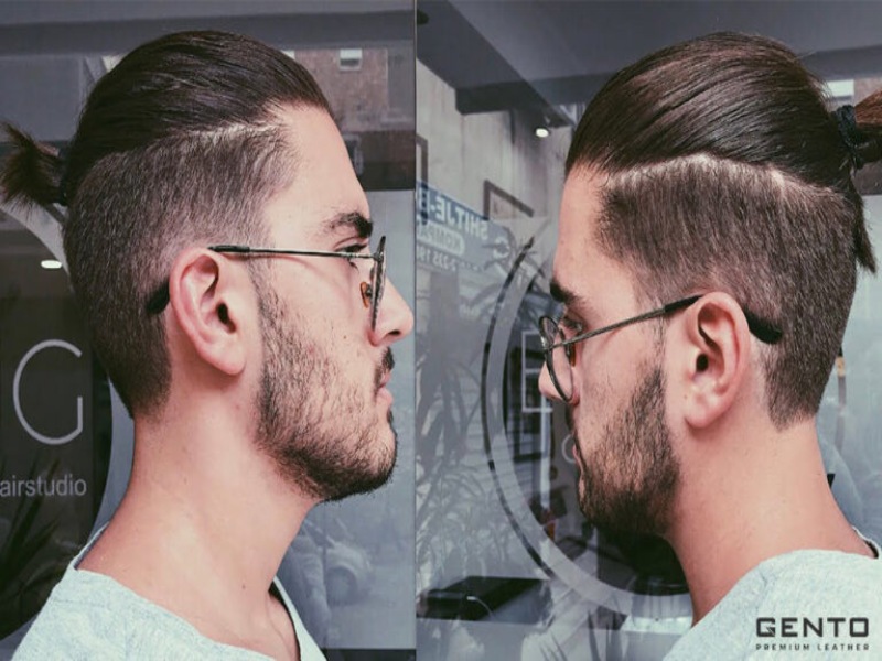 Kiểu tóc nam Man bun Undercut lãng tử